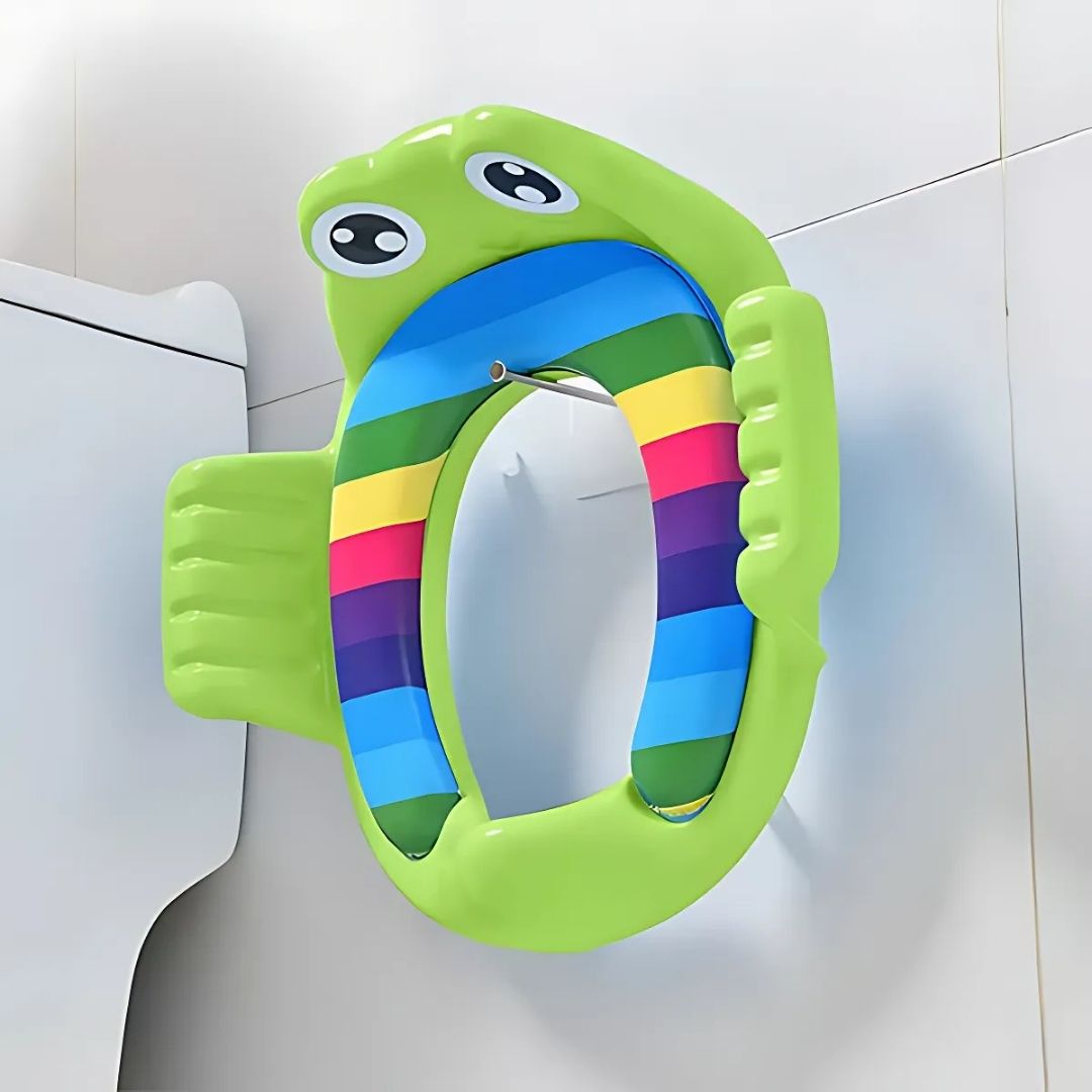 TrainEase | Tragbarer Toilettensitz – Sicheres, rutschfestes Design – Leicht zu reinigender Kunststoff – Kompakte Reise-Lösung für das Töpfchentraining von Kleinkindern Karnz