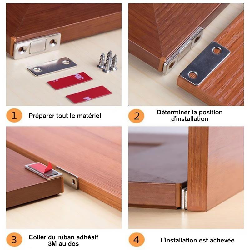 Magnetische Türstopper ohne Bohren (5 Stück) | Karnz