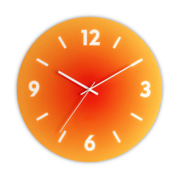 Karnz | Design Glas Wanduhr