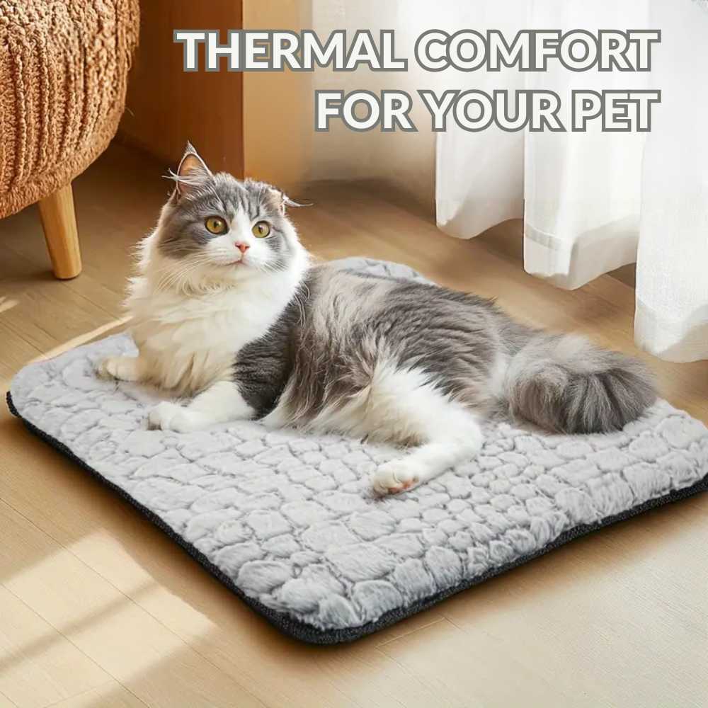 Gemütliches Thermo-Katzenheizkissen