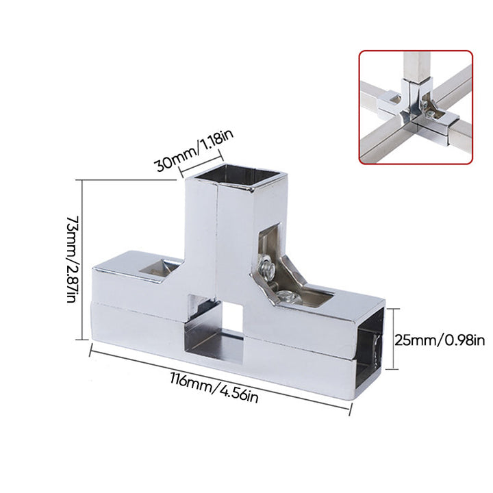 Quadratischer Rohrverbinder | Karnz