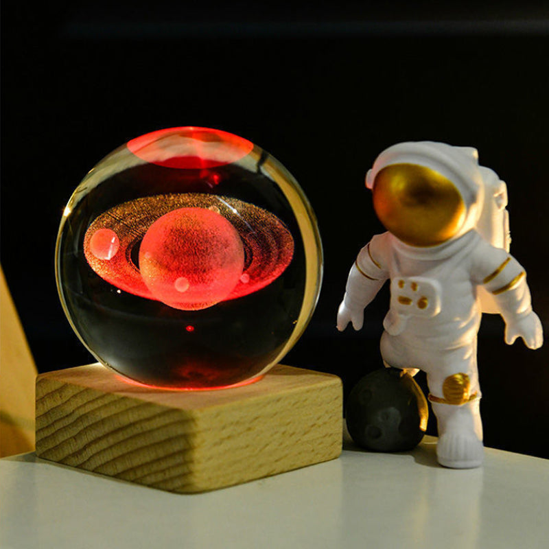 3D Galaxy Kristallkugel Nachtlicht Dekorlampe | Karnz