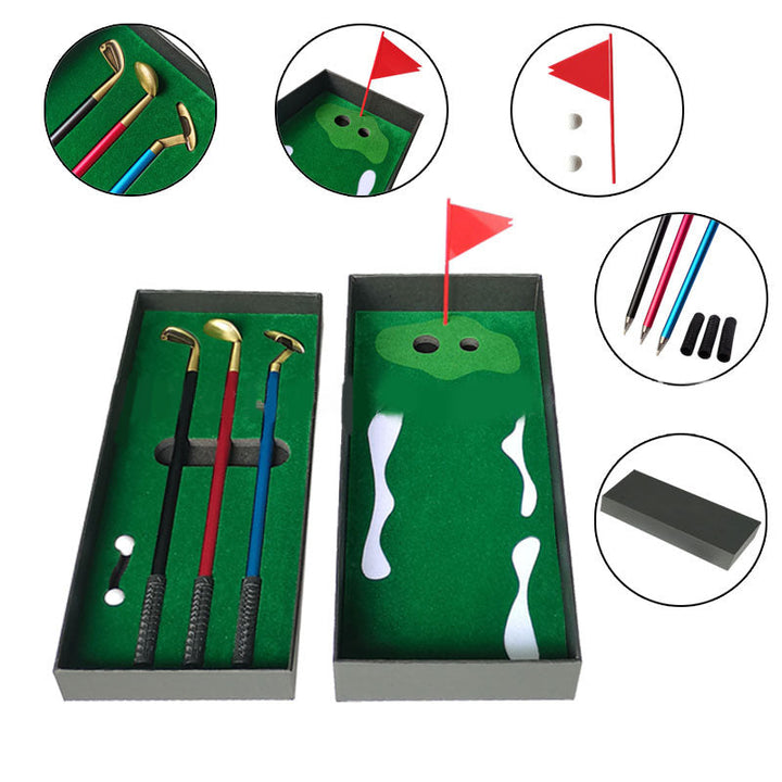 Golfgeschenk mit Putting Green Karnz