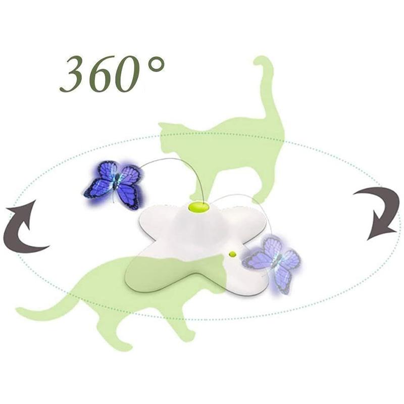 Automatisches Schmetterlings-Katzenspielzeug