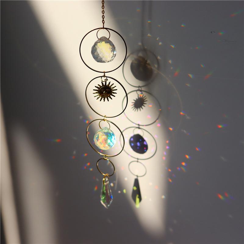 Regenbogen-Sonnenfänger-Kristallkugel-Prisma