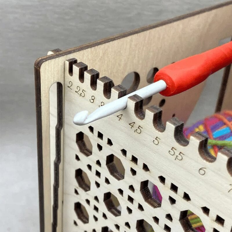 Holzschüssel All-in-One – Multifunktionales Strickwerkzeug | Karnz