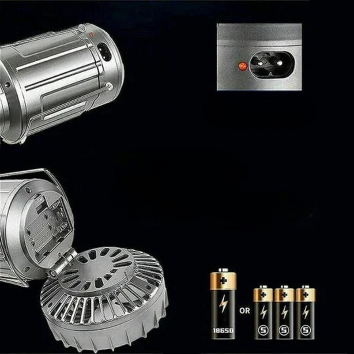 Faltbares Licht mit integriertem Ventilator und USB-wiederaufladbarem Power Karnz