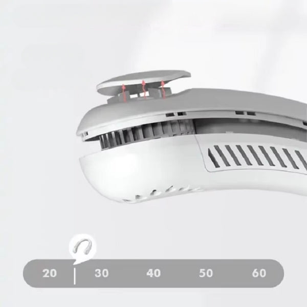 Tragbarer Nackenventilator - Hände freier Kühlventilator für persönlichen Komfort | Karnz