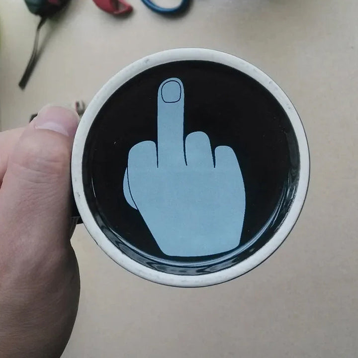 Haben Sie einen schönen Tag Kaffeebecher Mittelfinger Lustige Tasse Neuheit Geschenk | Karnz