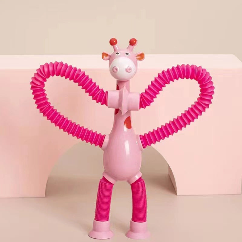 Teleskopische Saugnapf Giraffe Spielzeug | Karnz