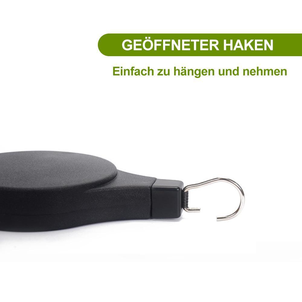 Einziehbarer Haken, Pflanze Seilzug für Garten Töpfe und Vogel-Feeder | Karnz