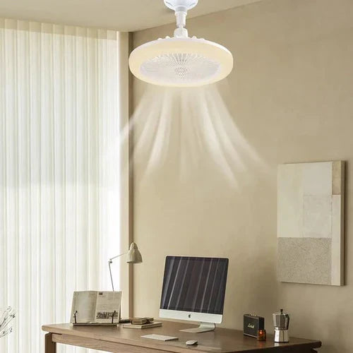 LED-Deckenventilator zur Schraubmontage – Kein Elektriker erforderlich, mit Fernbedienung | Karnz