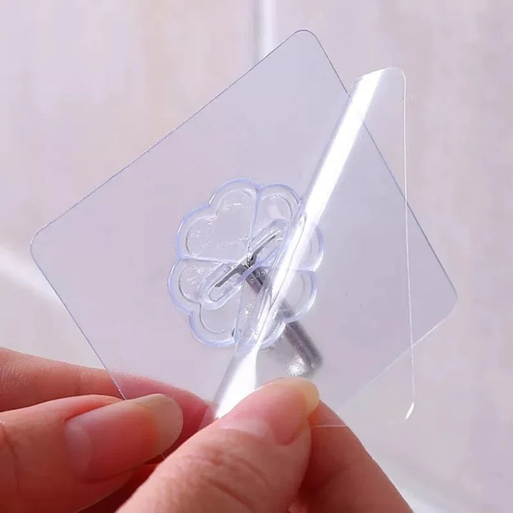 10 PCS Transparente Wandhaken Karnz