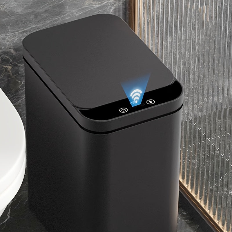 Set von 2 Smart Sensor Mülleimer – Berührungslos und kompakt (Schwarz) | Karnz