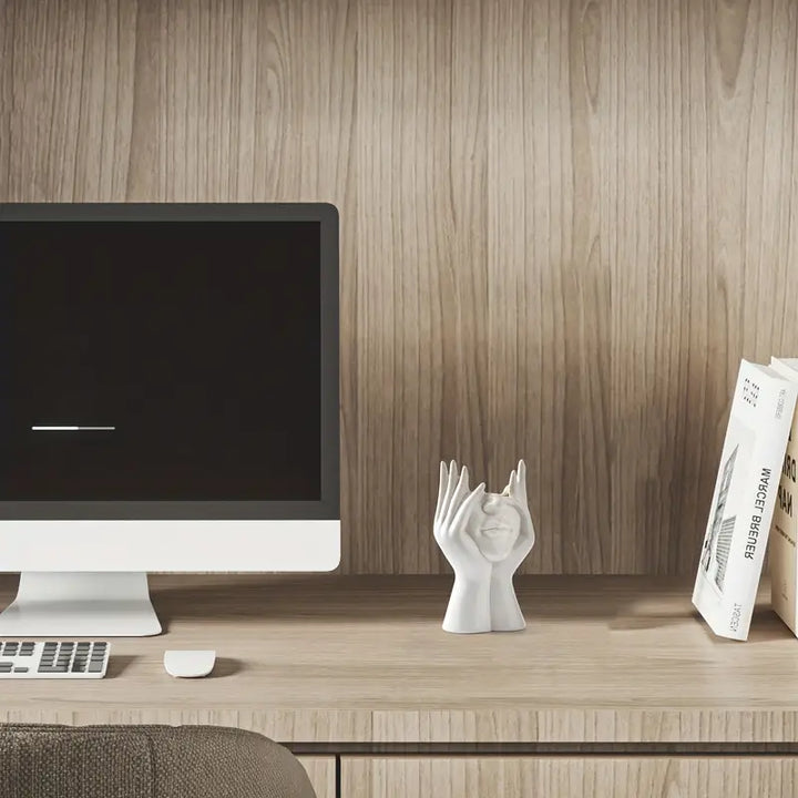 Einzigartige und Moderne Keramikvase, Dekorative Blumenvase für Wohnzimmer und Büro" | Karnz