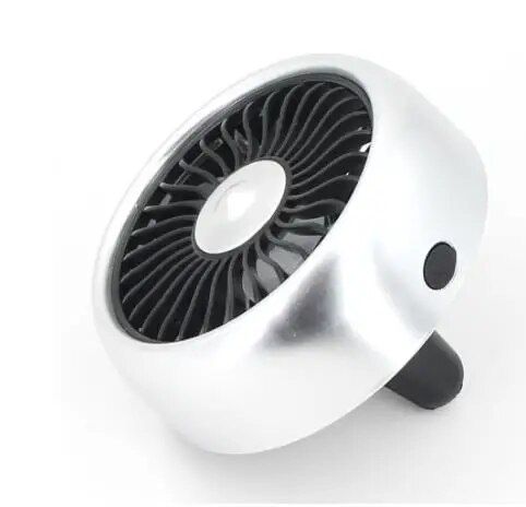 USB Auto Belüftungsventilator mit 3 Geschwindigkeiten & Farbenfrohem LED-Licht | Karnz