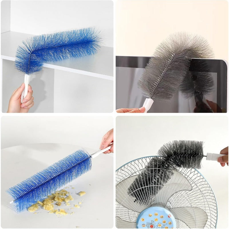 Flexible Mikrofaser Ventilator Staubwedel Bürsten – Wiederverwendbare Reinigungswerkzeuge für Klingen, Ventile & Jalousien Karnz