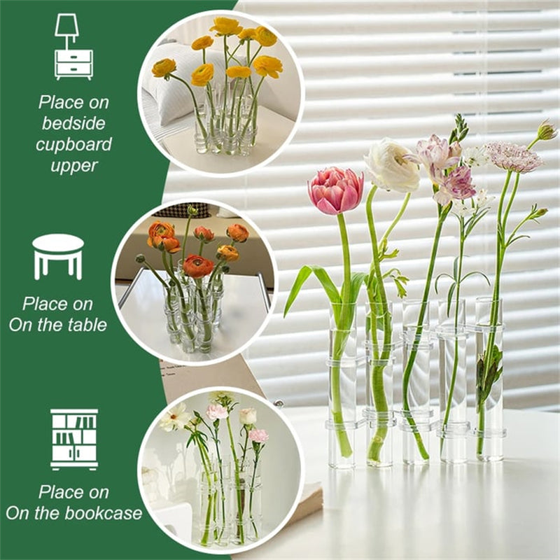 Klappbare Blumenvase (6 Stück/8 Stück)
