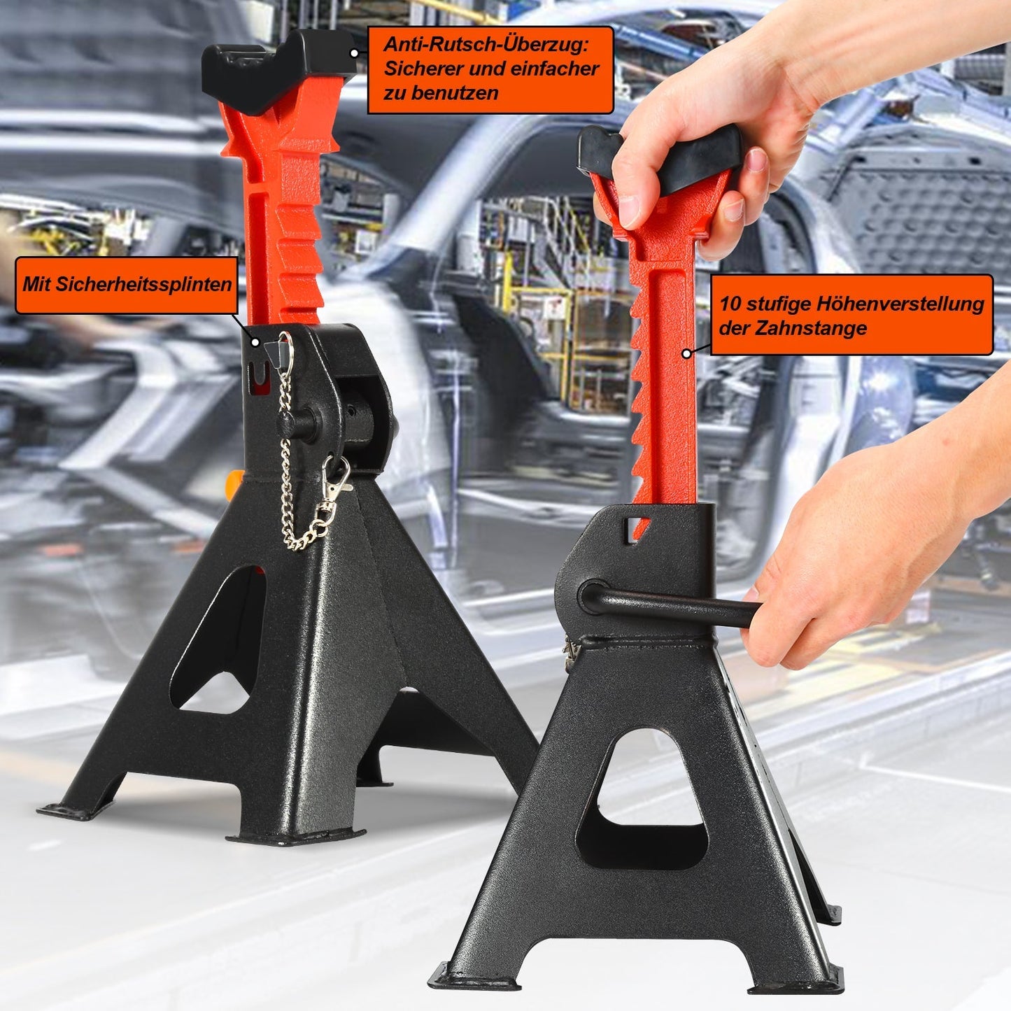 Unterstellbock Schwerlast 3T 2 Stück | Karnz