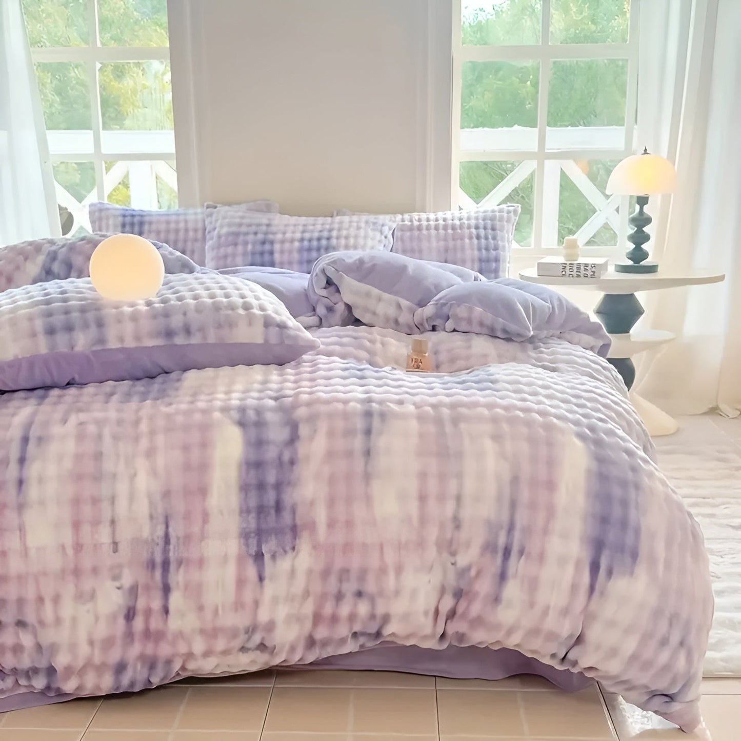 Kuscheliges Plüsch-Bettwäscheset – Warm und weich für Herbst und Winter | ReversiKarnze Design aus Kaninchenfell und Milchsamt