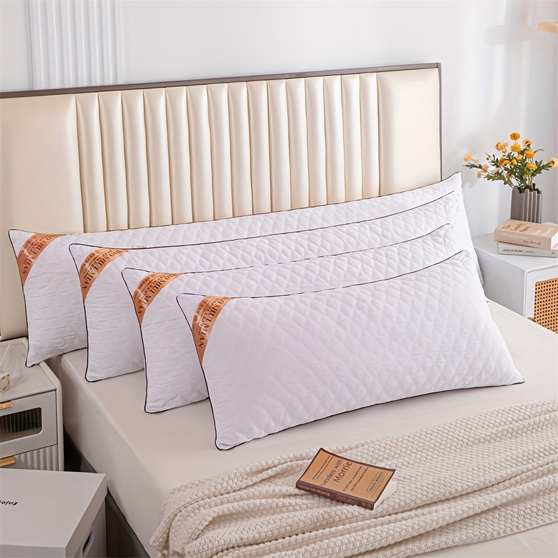 LuxurySoft - Extra lange hypoallergene Kissen für Rücken- und Seitenschläfer, weich und atmungsaktiv, maschinenwaschbar | Karnz