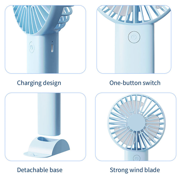 Mini tragbarer Handheld USB wiederaufladbarer Ventilator | Karnz