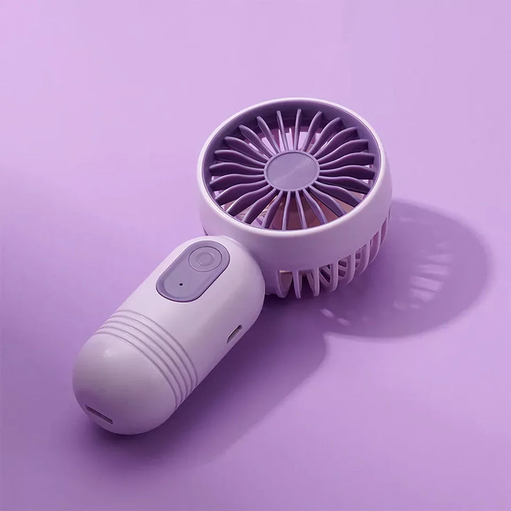 USB wiederaufladbarer Mini tragbarer Ventilator mit 3 Geschwindigkeiten | Karnz