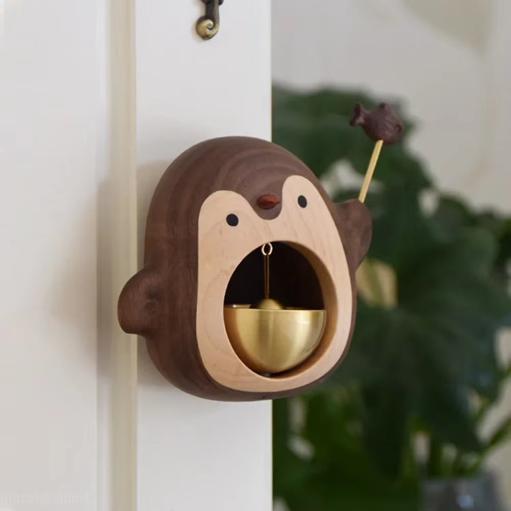 Holzpinguin süße Türklingel | Karnz