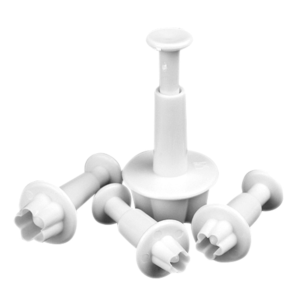 4pcs Pflaumenblüte Fondant Ausstecher | Karnz