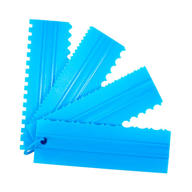 4PCS/Set Neue Comb Kuchenkratzmuster Sahnekralle DIY Backwerkzeuge | Karnz