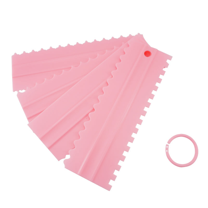 4PCS/Set Neue Comb Kuchenkratzmuster Sahnekralle DIY Backwerkzeuge | Karnz