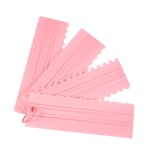 4PCS/Set Neue Comb Kuchenkratzmuster Sahnekralle DIY Backwerkzeuge | Karnz