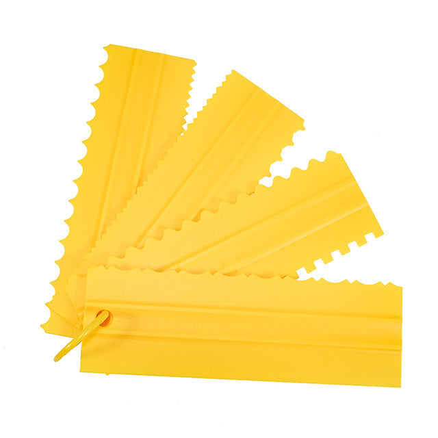 4PCS/Set Neue Comb Kuchenkratzmuster Sahnekralle DIY Backwerkzeuge | Karnz