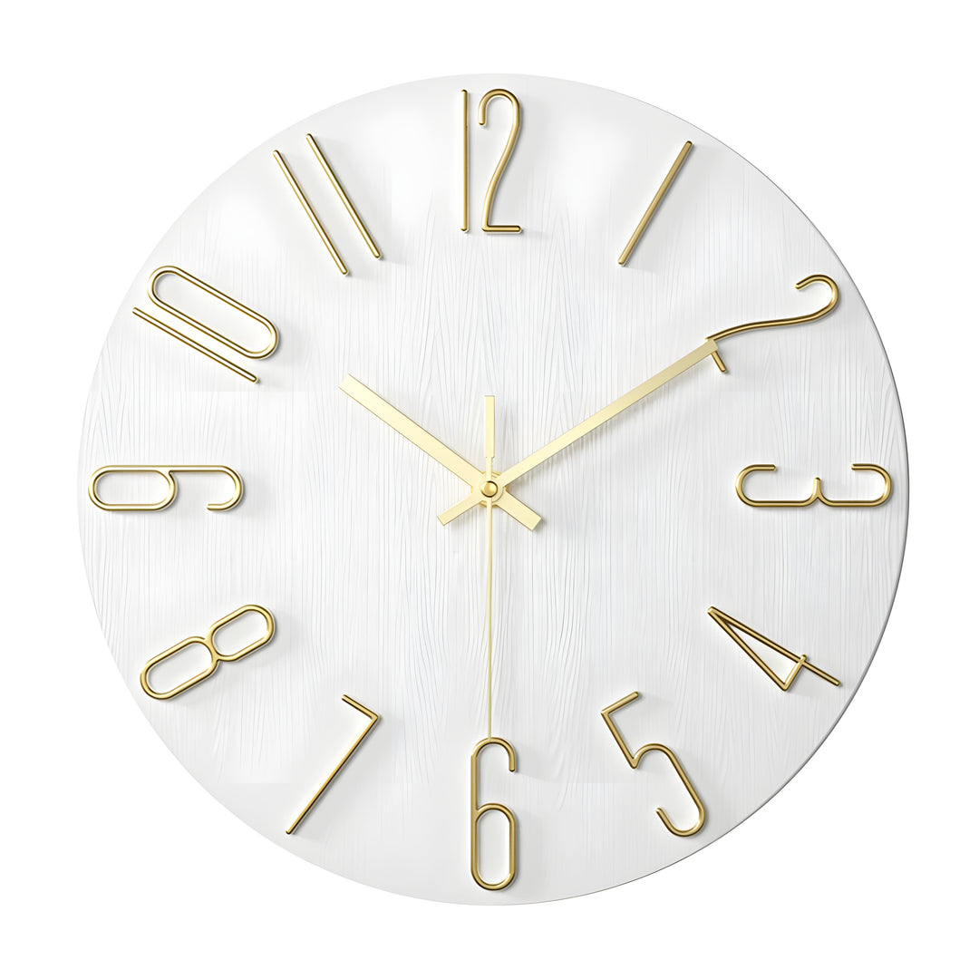 Einfaches Quarz-Design-Wanduhr - Still moderner Stil | Karnz