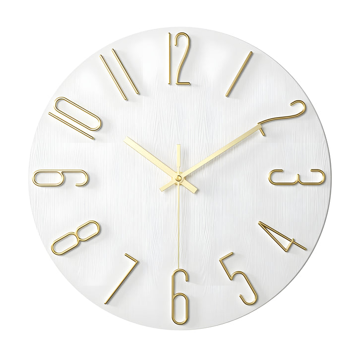 Einfaches Quarz-Design-Wanduhr - Still moderner Stil | Karnz