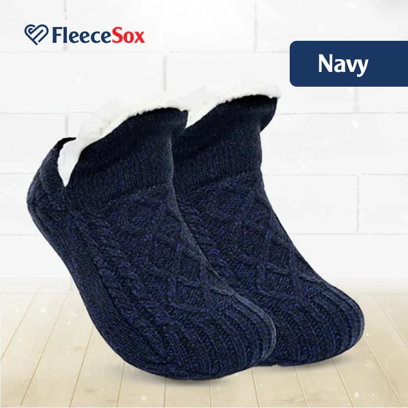 Karnz | Fleecegefütterte rutschfeste Thermosocken