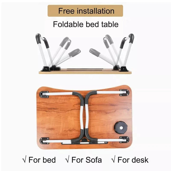 Holztisch Klapp-Laptop Karnz