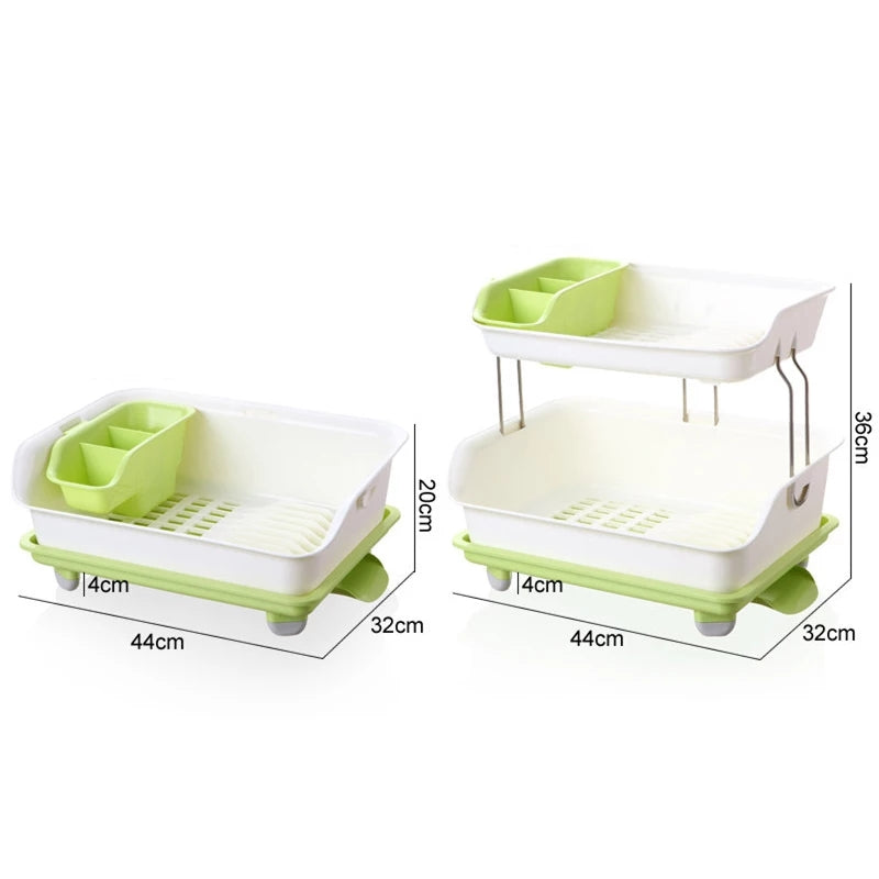 2-Tier Geschirrabtropfständer Karnz