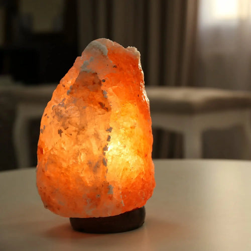 Himalaya-Salzlampe aus Natursalz – Beruhigendes Licht für Wohlbefinden und Entspannung | Karnz