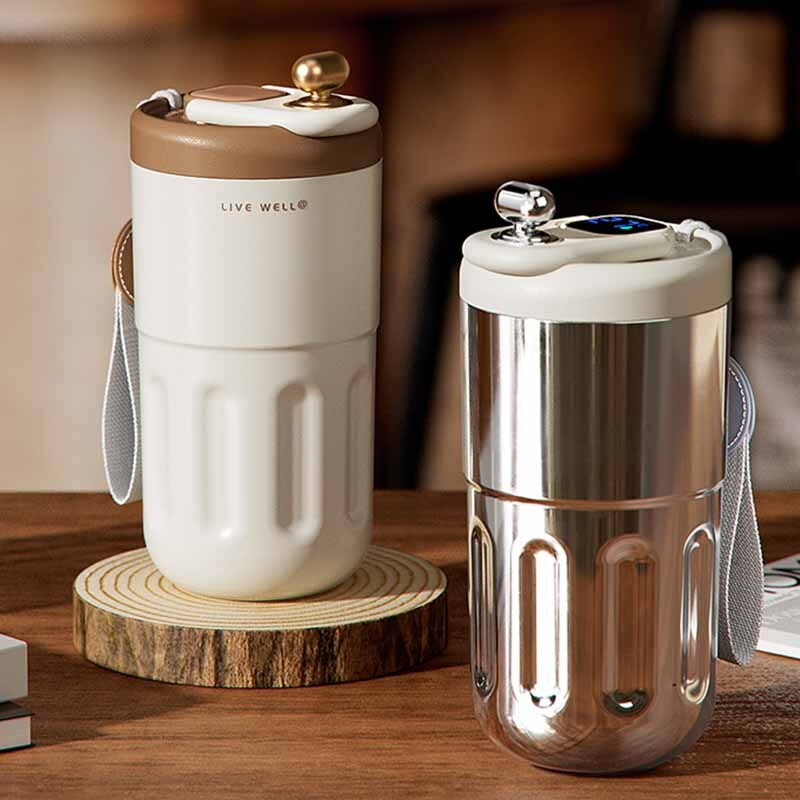 Portabler Smart Edelstahl Kaffeebecher | Karnz