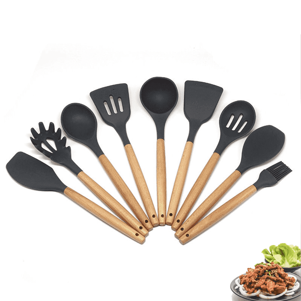 9 Stück Silikon Küchenutensilien Set | Karnz