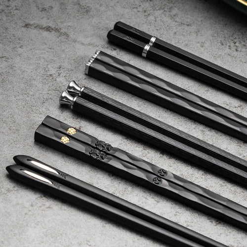 DineLux – Luxuriöses Essstäbchen-Set mit raffinierten Designs (5 Paare)