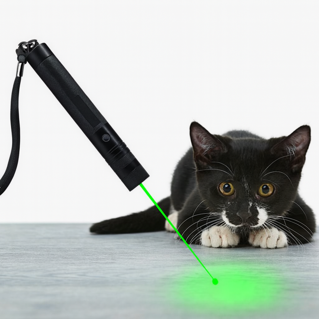 Laserpointer aus Aluminium, einstellbarer Fokus