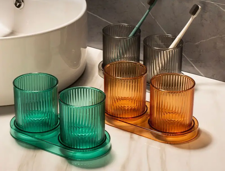 ColorSip HomeCup – Bunter Anti-Auslauf Badezimmerbecher Karnz