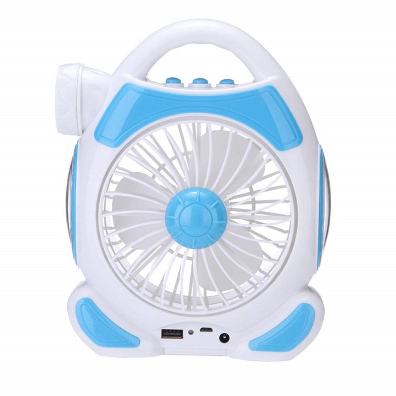 Wiederaufladbarer Schreibtischventilator mit Licht | Karnz