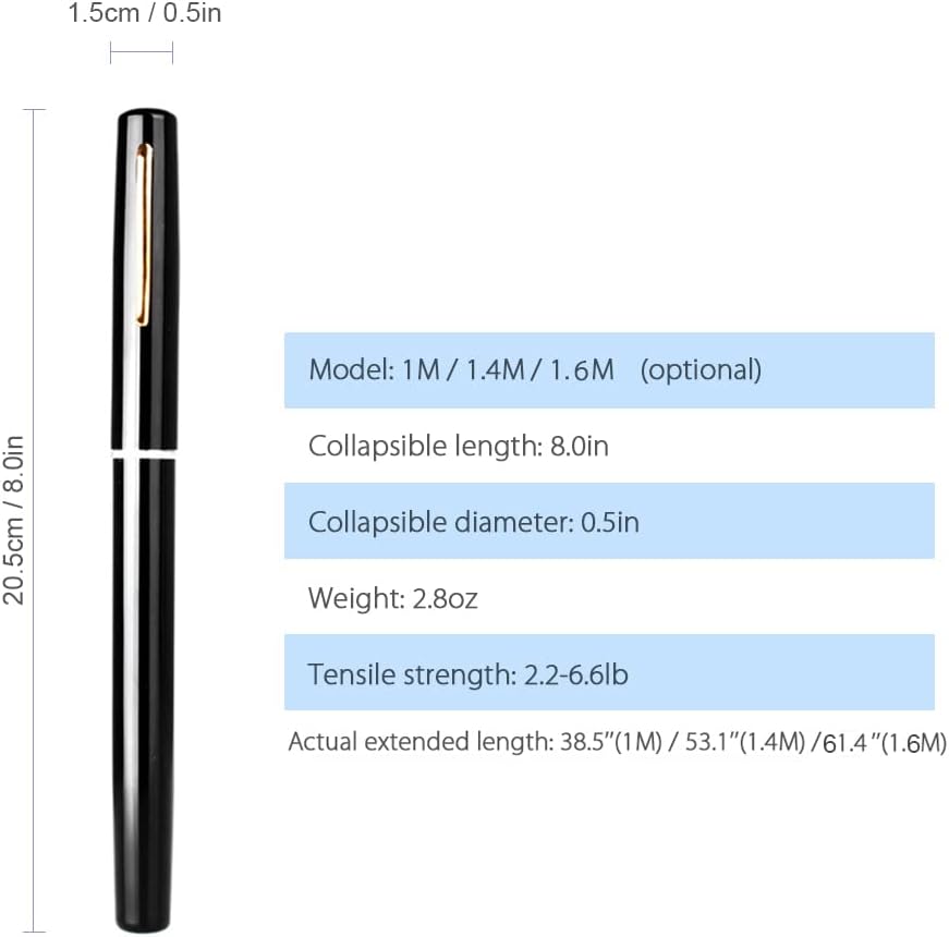 Karnz | Kompakte Stift-Style Angelrute und Rolle Combo