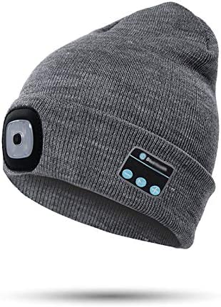 Bluetooth-Mütze mit Licht und kabellosen Kopfhörern