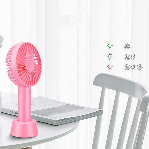 Mini wiederaufladbarer Ventilator mit Ständer | Karnz
