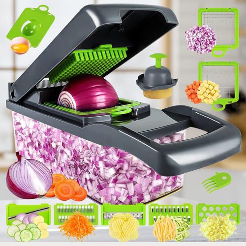 13-in-1 Gemüseschneider | Schneller beim Kochen