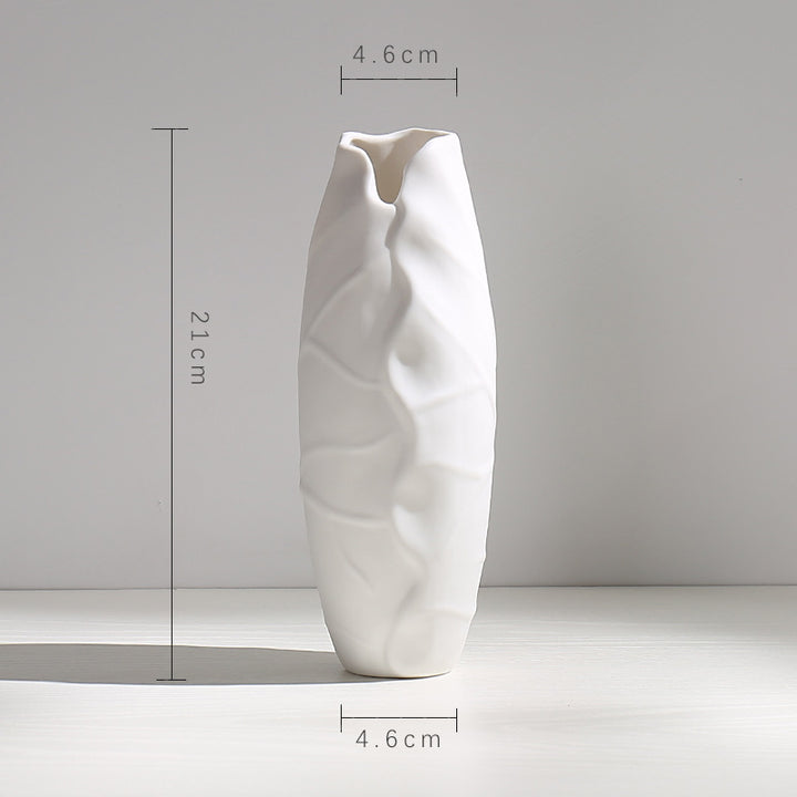 Elegante gewölbte Keramikvase